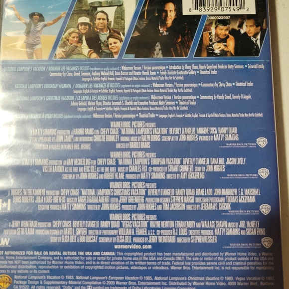 Chevy Chase 4 Pack DVDs new - Picture 2 of 2